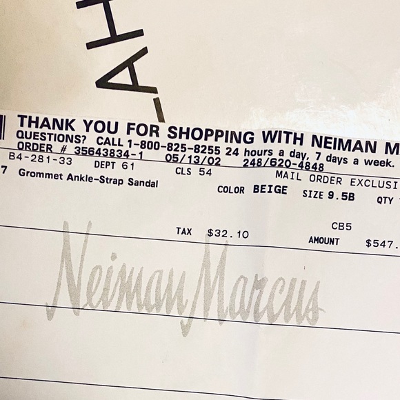 💯 Auth MANOLO BLAHNIK Ankle Strap Sandals - Picture 3 of 4